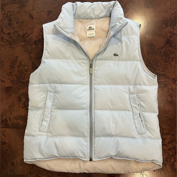 🐊 Vintage Lacoste Puffer Vest - Ice Blue - Picture 3 of 7